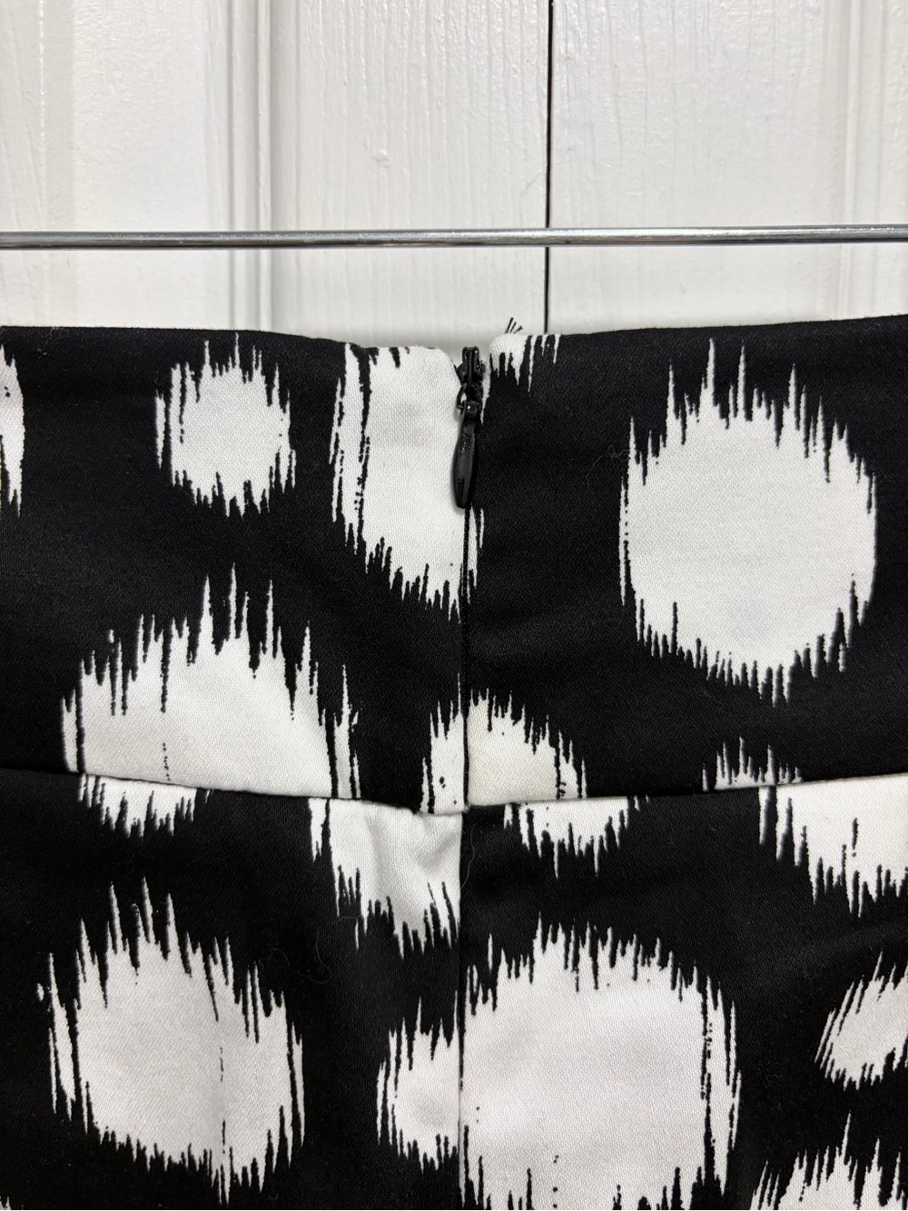East 5th Black and White Spot A-Line Skirt NWT 12 - Picture 3 of 11
